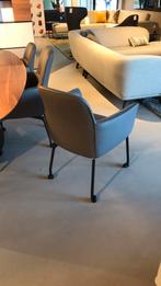 -LEOLUX- Gyon eetkamerstoelen, Nieuw, Vijf, Zes of meer stoelen, Grijs, Leer