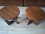 2 salontafeltjes japandi styl!, Ophalen, 50 tot 100 cm, Rond, Nieuw