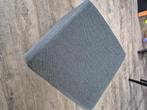 Donkergrijze vierkante hocker, Huis en Inrichting, Ophalen, Zo goed als nieuw, Overige materialen