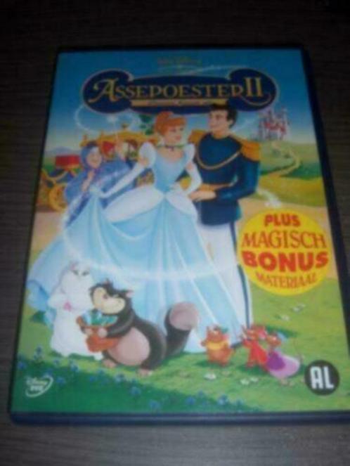 Walt Disney Classics Assepoester 2 in goede staat, Cd's en Dvd's, Dvd's | Tekenfilms en Animatie, Amerikaans, Tekenfilm, Alle leeftijden