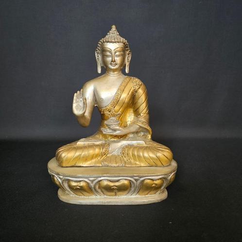 Medicijn boeddha beeld – brons – 27cm hoog – india, Huis en Inrichting, Woonaccessoires | Boeddhabeelden, Nieuw, Ophalen of Verzenden