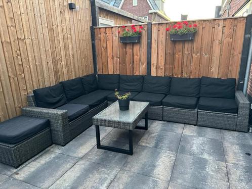 IKEA SULLERON loungeset – compleet & modulair met kussens, Tuin en Terras, Tuinsets en Loungesets, Gebruikt, Loungeset, Rotan