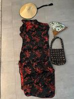 Chinees Carnaval Kostuum - Maat xl, Ophalen, Zwart, Maat 46/48 (XL) of groter, Gedragen