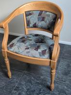 Houten stoel met armleuningen, Huis en Inrichting, Stoelen, Ophalen, Hout, Twee, Bruin