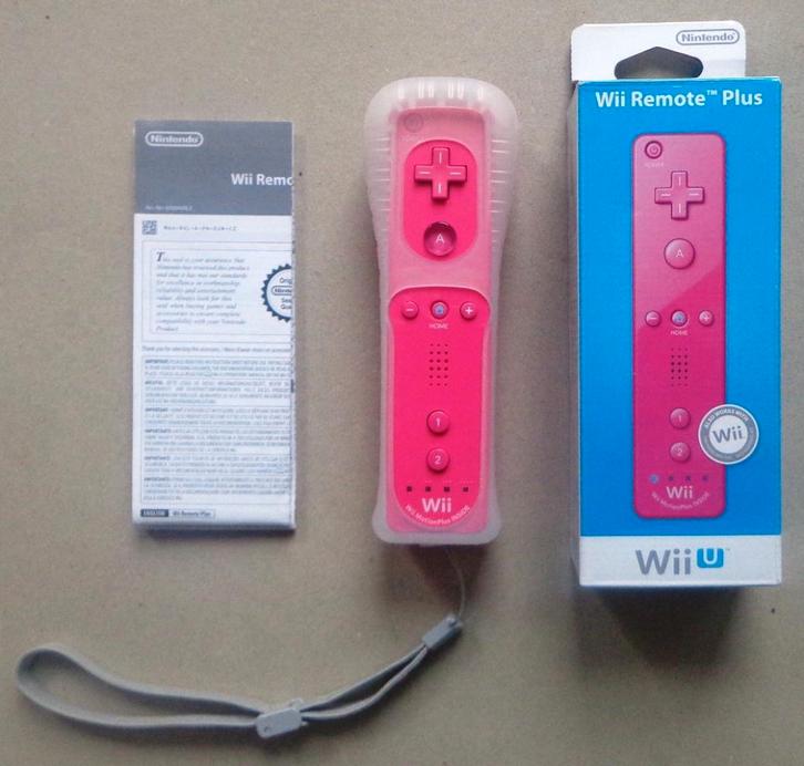 Remote Motion Plus Controller Rose in doosje, Spelcomputers en Games, Games | Nintendo Wii, Zo goed als nieuw, Overige genres