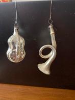 Contrabas en trombone als kerstballen, Diversen, Kerst, Ophalen of Verzenden