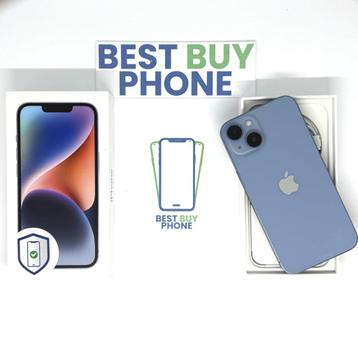 iPhone 14 128GB blauw /krasvrij /100% batt /garantie beschikbaar voor biedingen