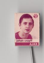 Voetbal Johan Cruyff Cruijff Ajax speldje, Verzamelen, Speldjes, Pins en Buttons, Gebruikt, Niet vindbaar, Niet vindbaar, Speldje of Pin