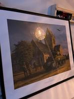 Grote poster st mere eglise D Day., Ophalen of Verzenden