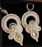Soutache, Swarovski oorbellen, Ophalen, Nieuw, Overige materialen