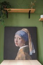 Canvas Meisje met de parel 80cmx80cm, 75 tot 100 cm, Print, Zo goed als nieuw, Ophalen