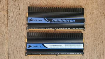 Corsair Dominator 4GB (2x2GB) DDR2-1066 beschikbaar voor biedingen