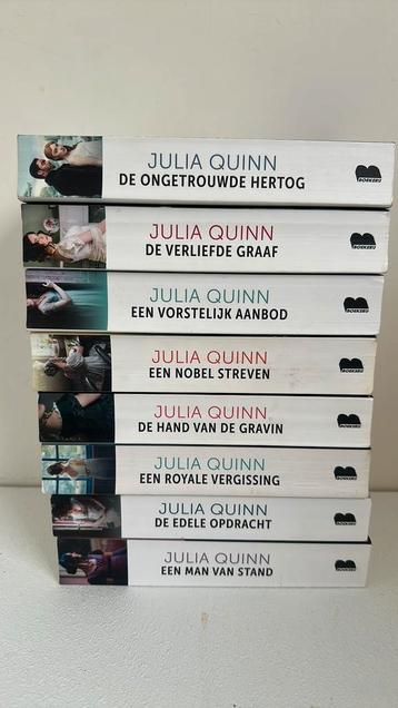 Julia Quinn - BRIDGERTON Boeken - 8 Stuks beschikbaar voor biedingen