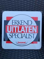 Mooi emaille BOSAL bord. Erkend Uitlaten Specialist., Ophalen of Verzenden, Gebruikt, Reclamebord