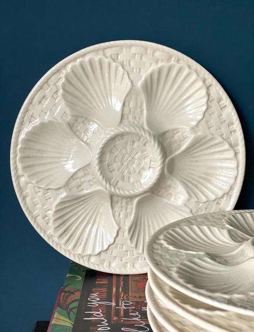 Chantilly offwhite oesterborden, Huis en Inrichting, Keuken | Servies, Bord(en), Overige stijlen, Porselein, Verzenden