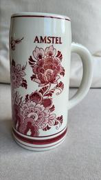 Amstel bierpul handpainted Red Delft, h 17 cm, Ophalen, Gebruikt, Pul(len), Amstel
