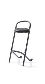 Stapelbare Barkruk met Luxe Zwarte Zitting, Ophalen, 5 krukken of meer, Met voetsteun, Nieuw