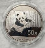 China Panda 2014 50 yuan Zilver 5 oz, Verzenden, Centraal-Azië, Losse munt, Zilver