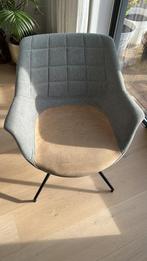 6x eetkamerstoel Doulton Zuiver, Huis en Inrichting, Stoelen, Ophalen, Gebruikt, Leer, Grijs