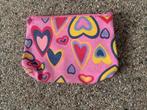 Toilettasje roze met hartjes, Sieraden, Tassen en Uiterlijk, Toilettassen, Ophalen of Verzenden, Nieuw, Roze, Jongen of Meisje
