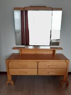 Slaapkamerdressoir met spiegel moet weg, Huis en Inrichting, Slaapkamer | Nachtkastjes, Ophalen, Gebruikt, 65 cm of meer, 70 cm of meer