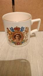 Vintage Queen Elizabeth II Kroningsmok, Verzamelen, Ophalen of Verzenden, Gebruikt