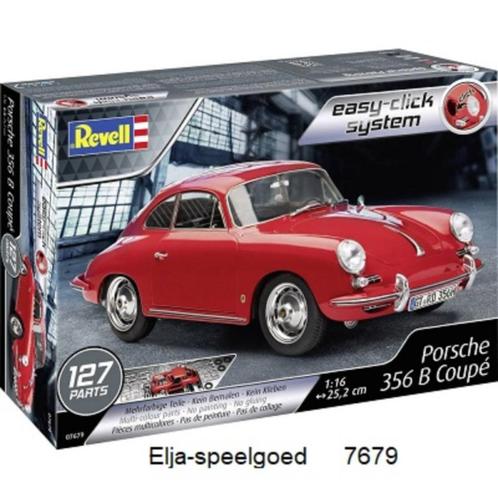 Revell Porsche 356 cope EASY-Click 7679 bouwdoos 1:16, Hobby en Vrije tijd, Modelbouw | Auto's en Voertuigen, Nieuw, Auto, Groter dan 1:32
