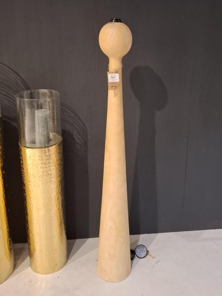 Showroom uitverkoop - Light&living Vloerlamp  FESTINA, Huis en Inrichting, Lampen | Vloerlampen, Nieuw, 150 tot 200 cm, Hout, Ophalen