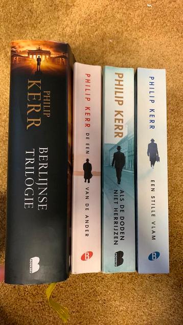 Philip Kerr 4x - Bernie Gunther oa Berlijn, Stille Vlam beschikbaar voor biedingen