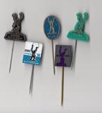 Rotterdam Zadkine Monument wederopbouw na WO2 speldjes, Verzamelen, Speldjes, Pins en Buttons, Gebruikt, Niet vindbaar, Niet vindbaar