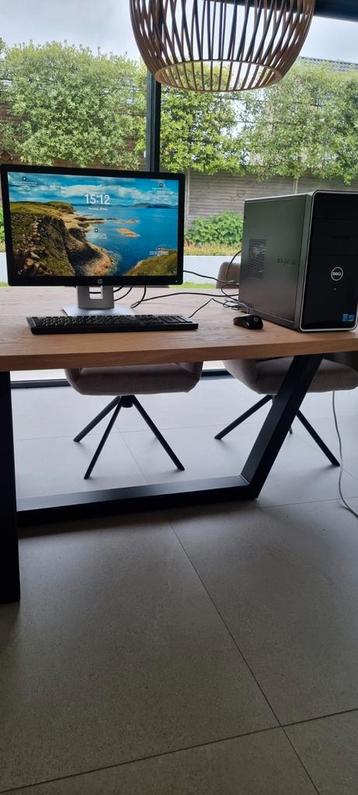 Dell werk pc set met windows 11 pro snelle ssd i5 hp monitor beschikbaar voor biedingen