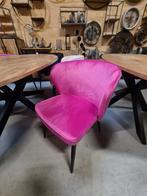 Velvet eetkamerstoel, Huis en Inrichting, Stoelen, Nieuw, Grijs, Ophalen