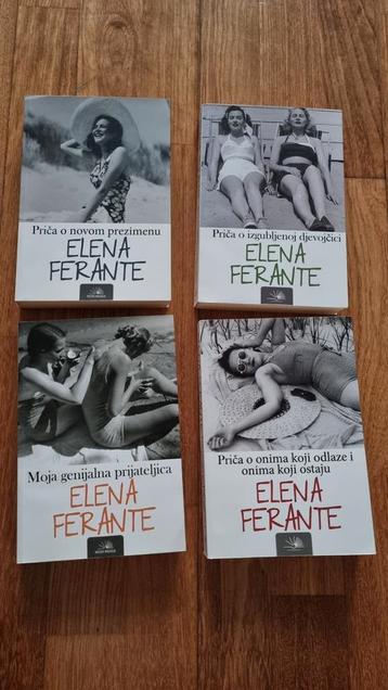4x Elena Ferante boeken in Servo-kroatisch