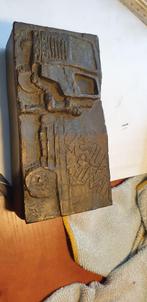 Bronzen Pennenbakje met Reliëf, Antiek en Kunst, Kunst | Beelden en Houtsnijwerken, Ophalen of Verzenden