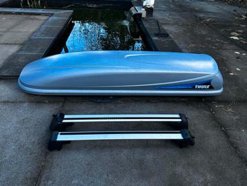 Thule Ocean 500 dakkoffer + Volvo dakdragers beschikbaar voor biedingen