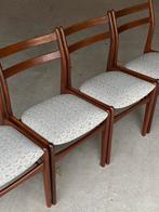 Vintage Palissander Stoelen Set Van 4, Ophalen, Hout, Bruin, Zo goed als nieuw