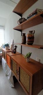 Vintage Teak Wandmeubel - Modulair Systeem, Huis en Inrichting, Ophalen, Gebruikt, 25 tot 50 cm, 200 cm of meer