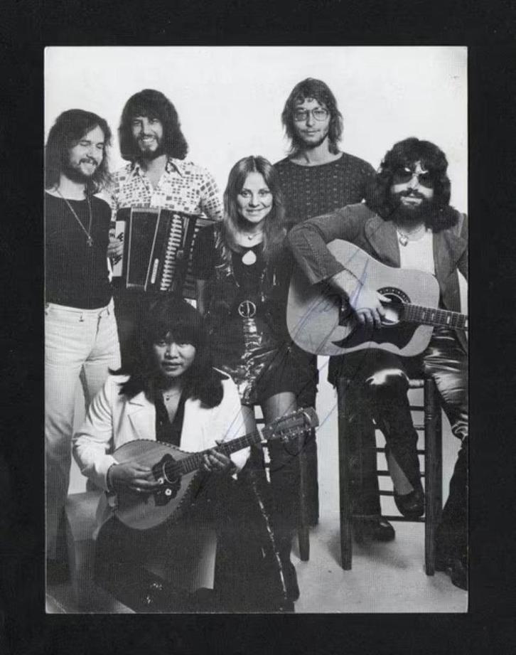 Band George Baker Selection met Handtekening., Verzamelen, Ansichtkaarten | Themakaarten, 1980 tot heden, Sterren en Beroemdheden