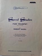 Speed Studies for Trumpet van Robert Nagel., Gebruikt, Klassiek, Les of Cursus, Ophalen of Verzenden