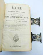 Bijbel met zilveren sloten, A.J. Nobel, Schoonhoven, 1890, Verzenden, Zilver