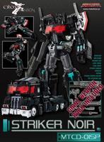 Maketoys MTCD-01SP Striker Noir, Verzamelen, Transformers, Overige generaties, Ophalen of Verzenden, Zo goed als nieuw, Autobots