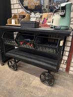 Prachtige bq /serveerwagen / koffiehoek. mancave, Ophalen, Gebruikt, Rechthoekig