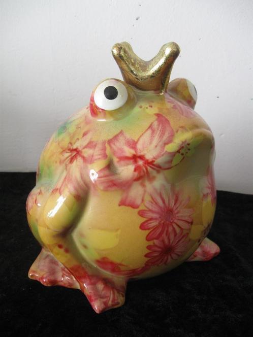 Leuke kikker spaarpot geen pomme pidou, Verzamelen, Spaarpotten, Zo goed als nieuw, Dier, Steen, Aardewerk of Keramiek, Ophalen of Verzenden