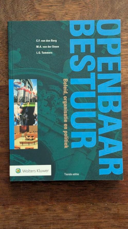 Openbaar Bestuur, beleid, organisatie en politiek 10e, Boeken, Wetenschap, Zo goed als nieuw, Sociale wetenschap, Ophalen of Verzenden