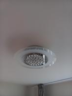 Plafondlamp met kristallen, Huis en Inrichting, Lampen | Plafondlampen, Ophalen of Verzenden, Zo goed als nieuw, Glas, Modern