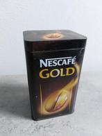 Zeer leuk "NESCAFE GOLD" blik met bijbehorende lepel, Overige merken, Overige, Zo goed als nieuw, Verzenden