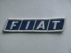 Fiat 10,5 bij 2,5 cm patch badge opnaai embleem, Ophalen of Verzenden, Nieuw, Auto's