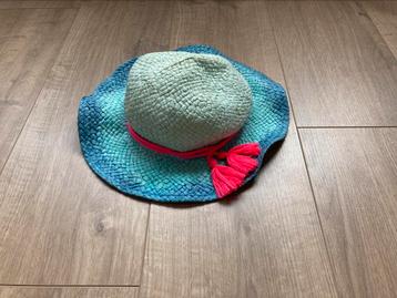 Zomerse strand hoed zonnehoed meisjes blauw turquoise roze beschikbaar voor biedingen