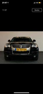 Volkswagen Touareg 3.0 TDI 165KW 4MOTION AUT 2007 Zwart, Auto's, Volkswagen, Origineel Nederlands, Te koop, 225 pk, 5 stoelen