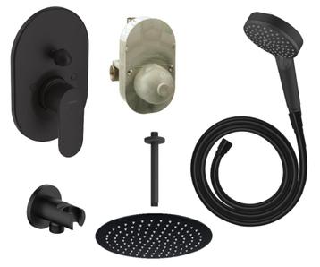 Hansegrohe Inbouw Regendouche Set (30cm, zwart, nieuw) beschikbaar voor biedingen